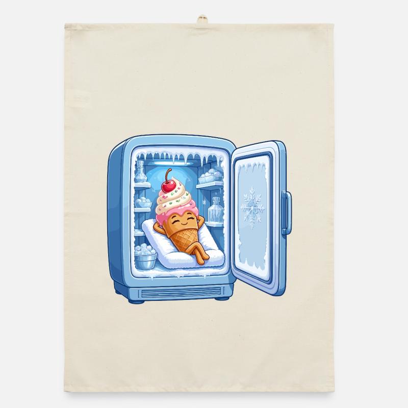 Kühlschrank Eiscreme Kuschelheld Organic dish towel