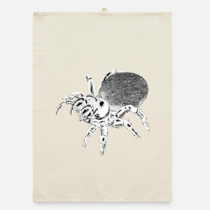 Spinne - Insekt Organic Geschirrtuch