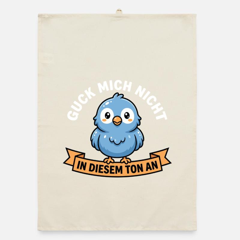 Ne me regarde pas sur ce ton ! Conception des oiseaux Torchon bio