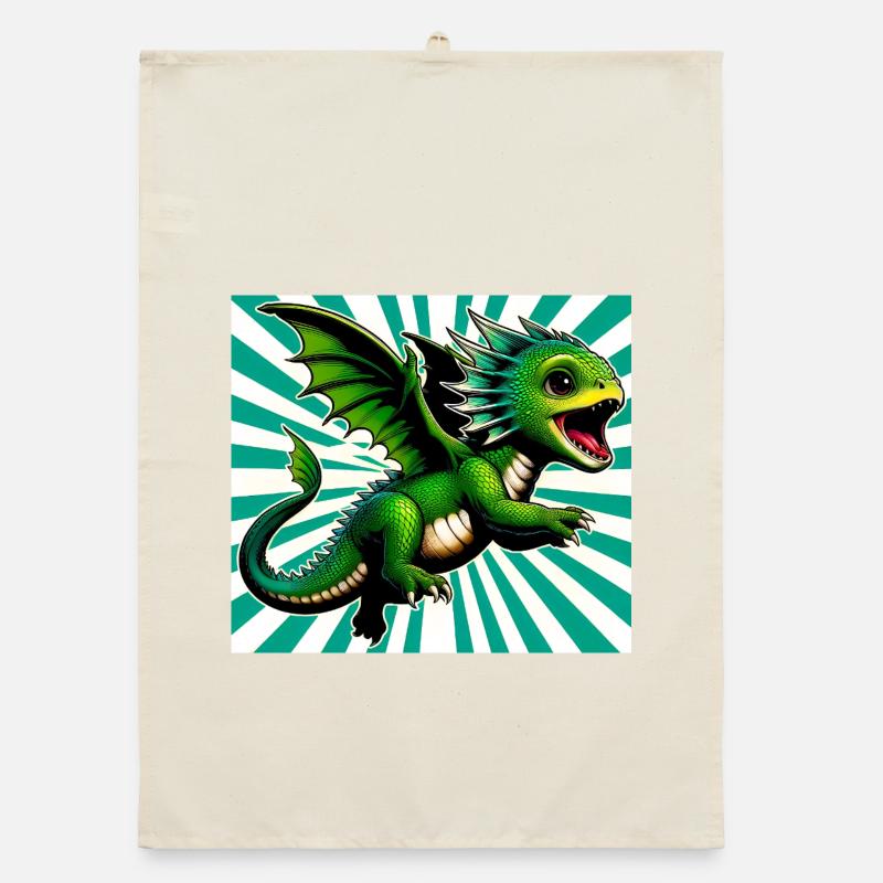 Drache Organic Geschirrtuch