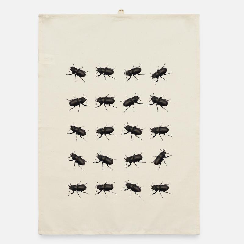 Stag Pattern Organic dish towel