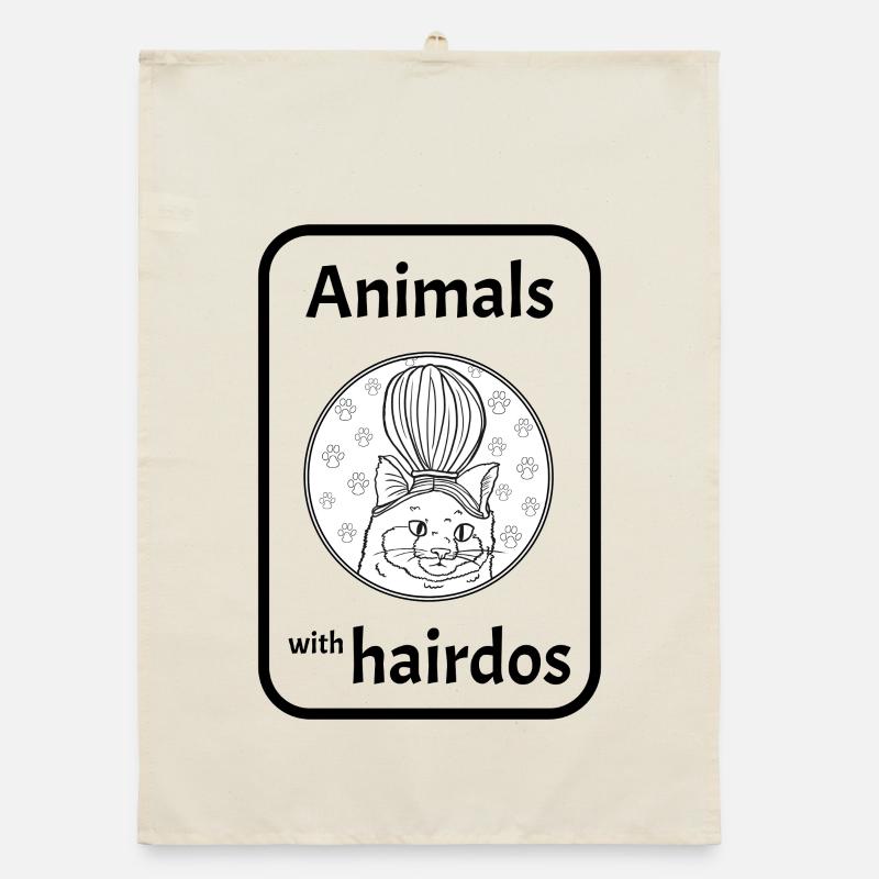 Chat avec coiffure Torchon bio