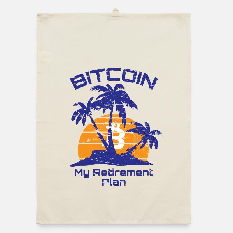 Bitcoin my retirement plan B Krypto Organic Geschirrtuch