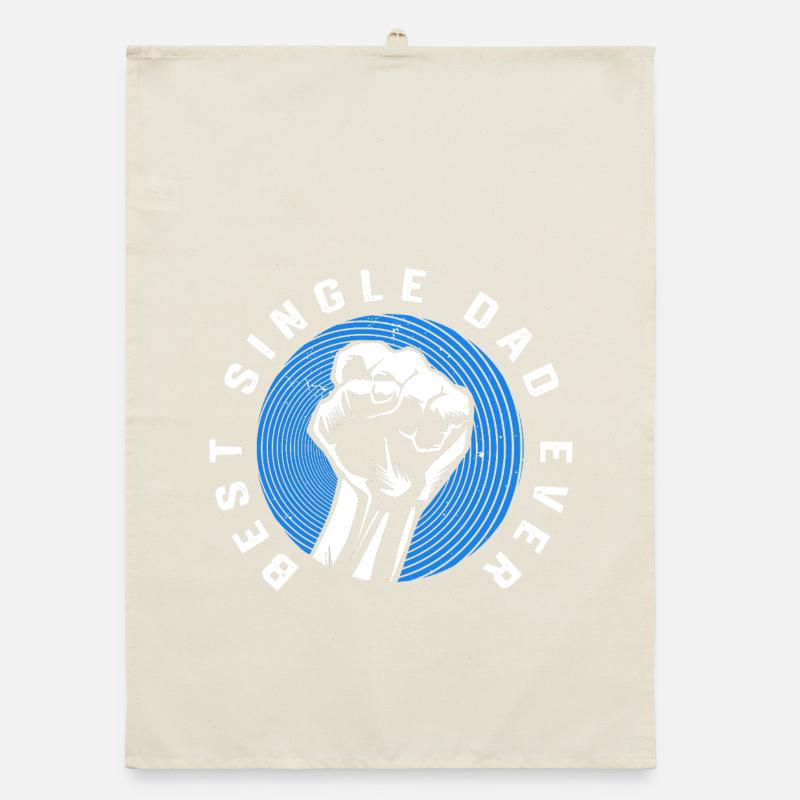 Single Father Dad Single Parent Single Organic dish towel