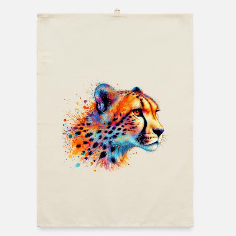 Cheetah Organic dish towel