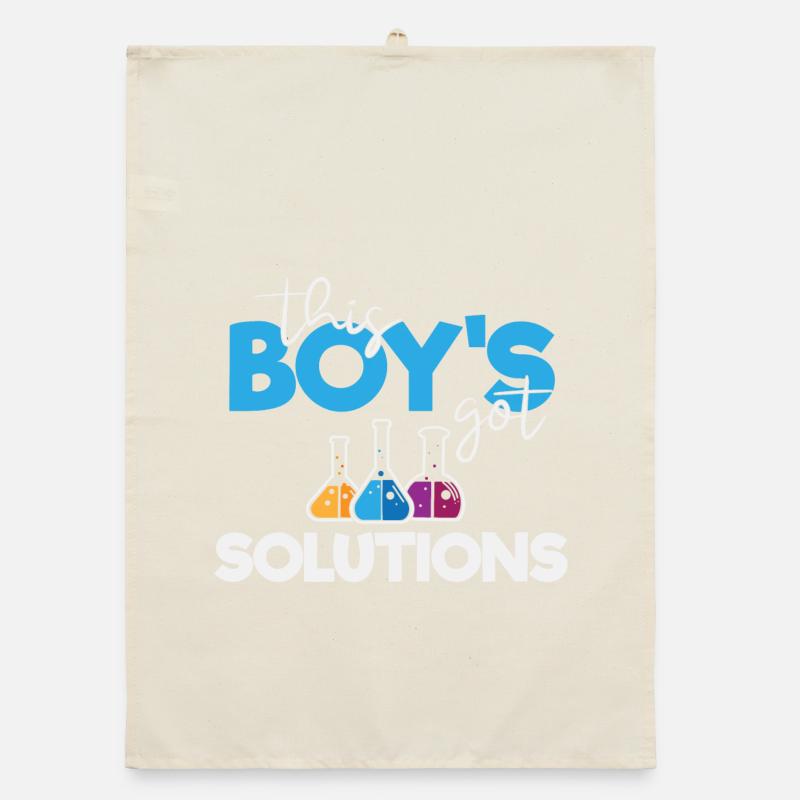 This Boy's Got Solutions Organic dish towel