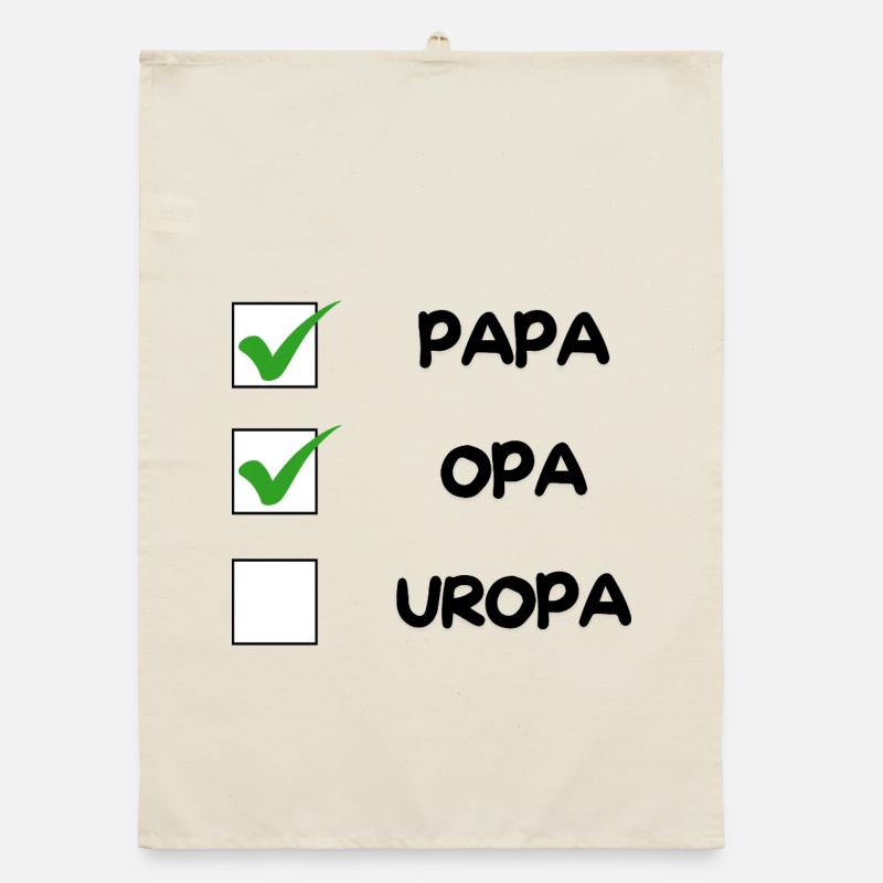 OPA Checkliste Organic Geschirrtuch