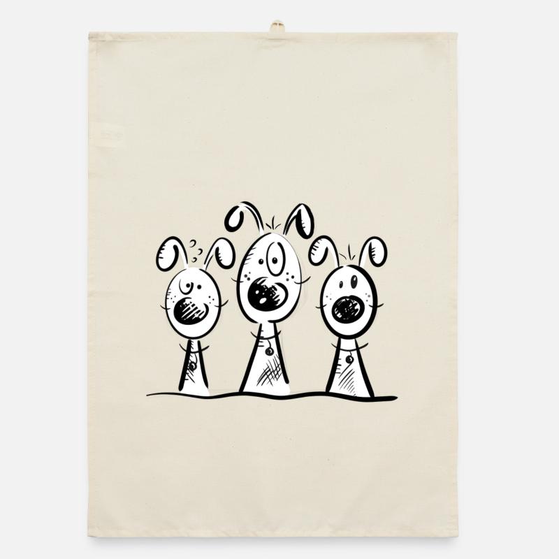 Best Friends - Organic Geschirrtuch - Natur
