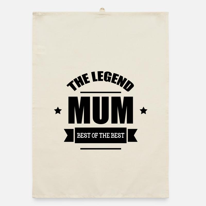 Die Legende der Mutter - Muttertag Organic Geschirrtuch