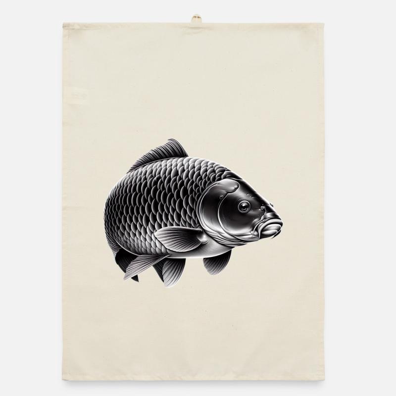 Carpa a specchio Strofinaccio da cucina ecologico