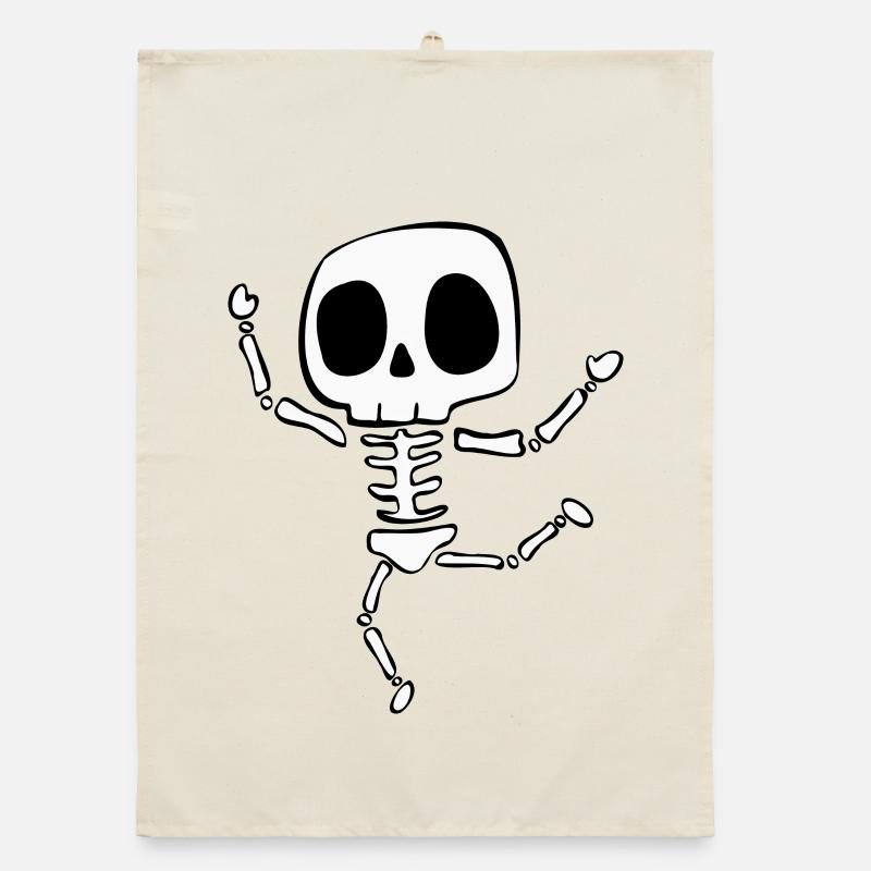 Skeleton Organic dish towel
