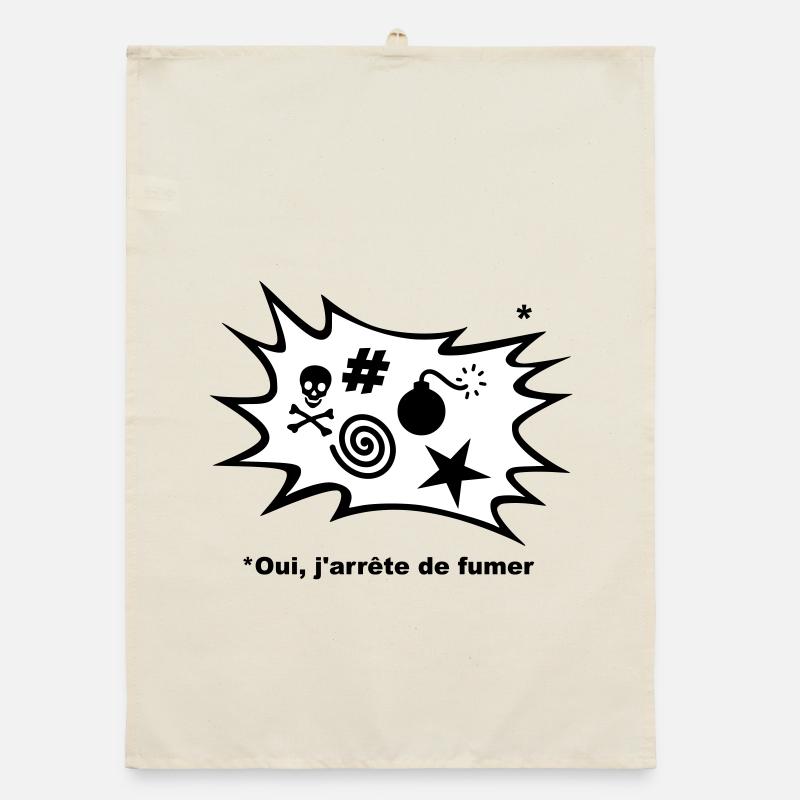 Effectivement, J'arrête de fumer... Torchon bio
