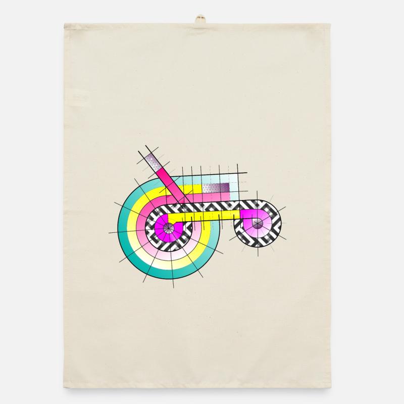 Traktor mal anders Organic Geschirrtuch