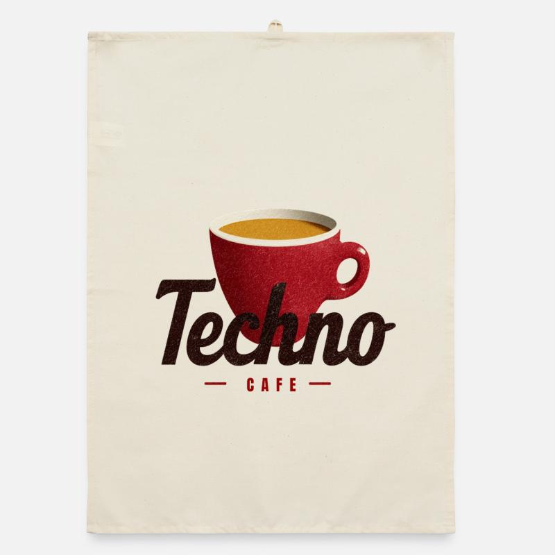 Techno Cafe Organic dish towel