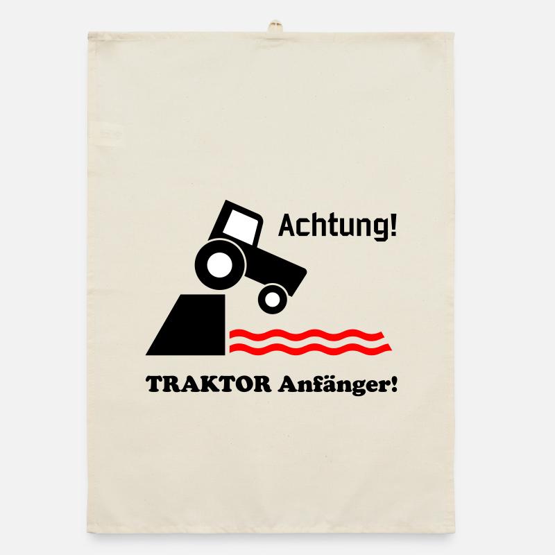 Tractor Beginners Organic dish towel