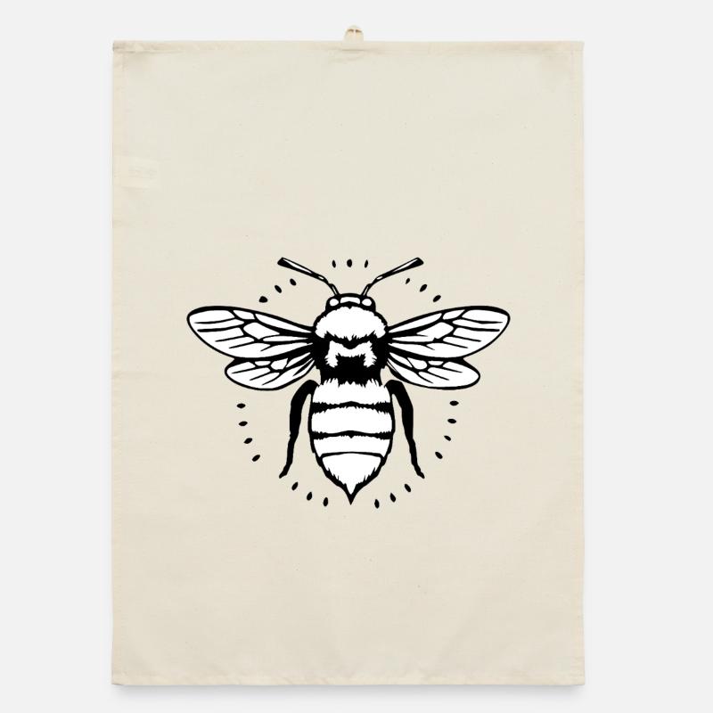 Bee Bee Beekeeper Gift Organic dish towel