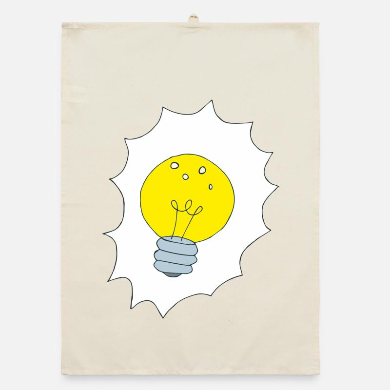 Illustration créative de l’ampoule Torchon bio