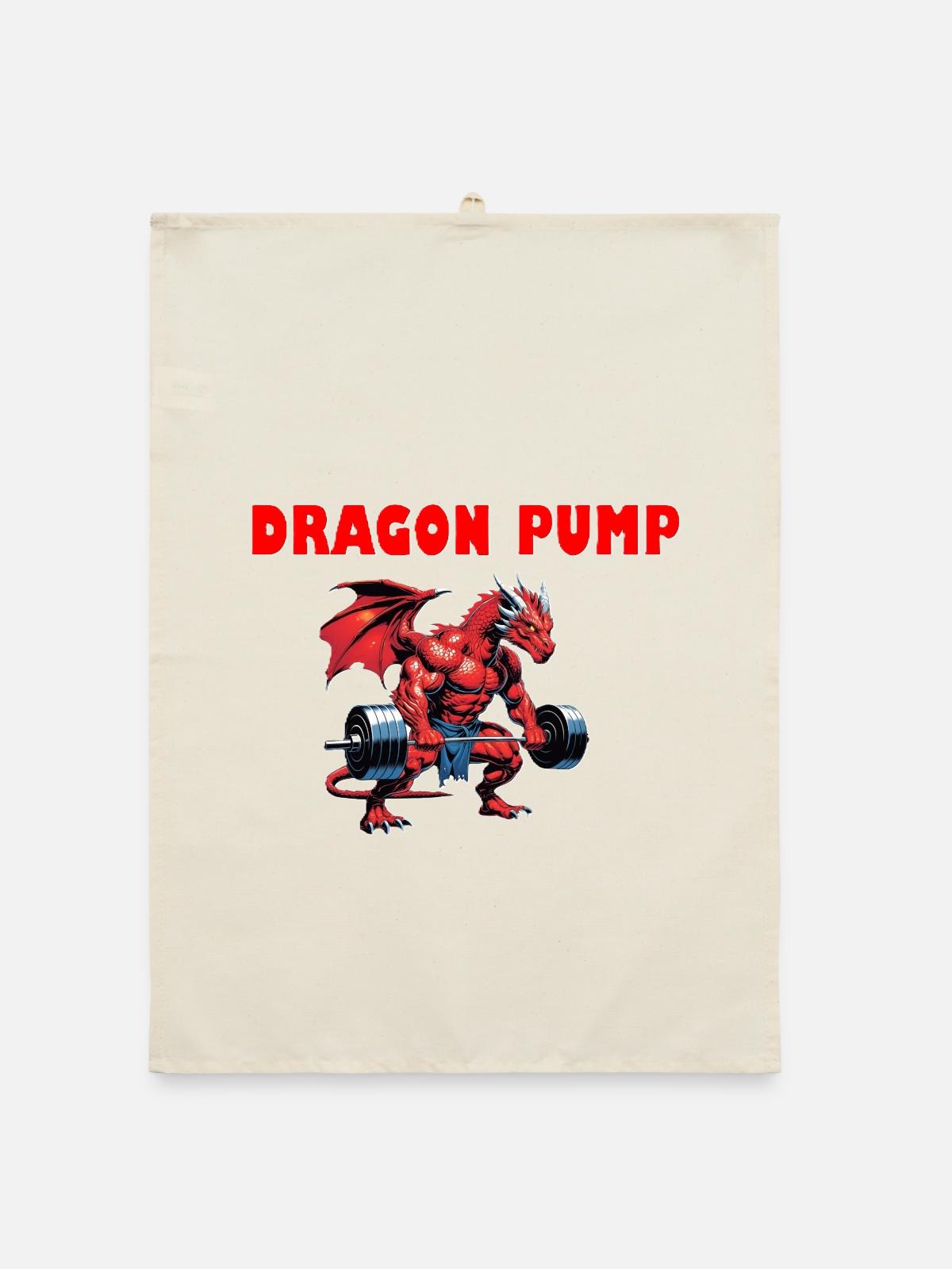 DRAGON PUMP - Organic Geschirrtuch - Natur - Vorne