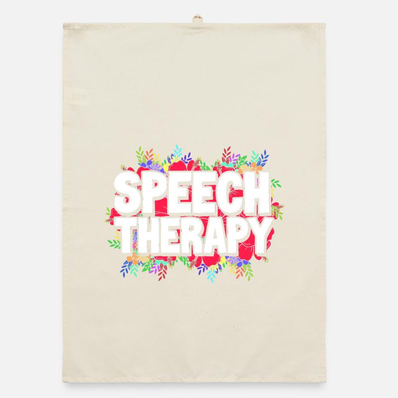 Speech Therapist Speech Therapist Organic dish towel