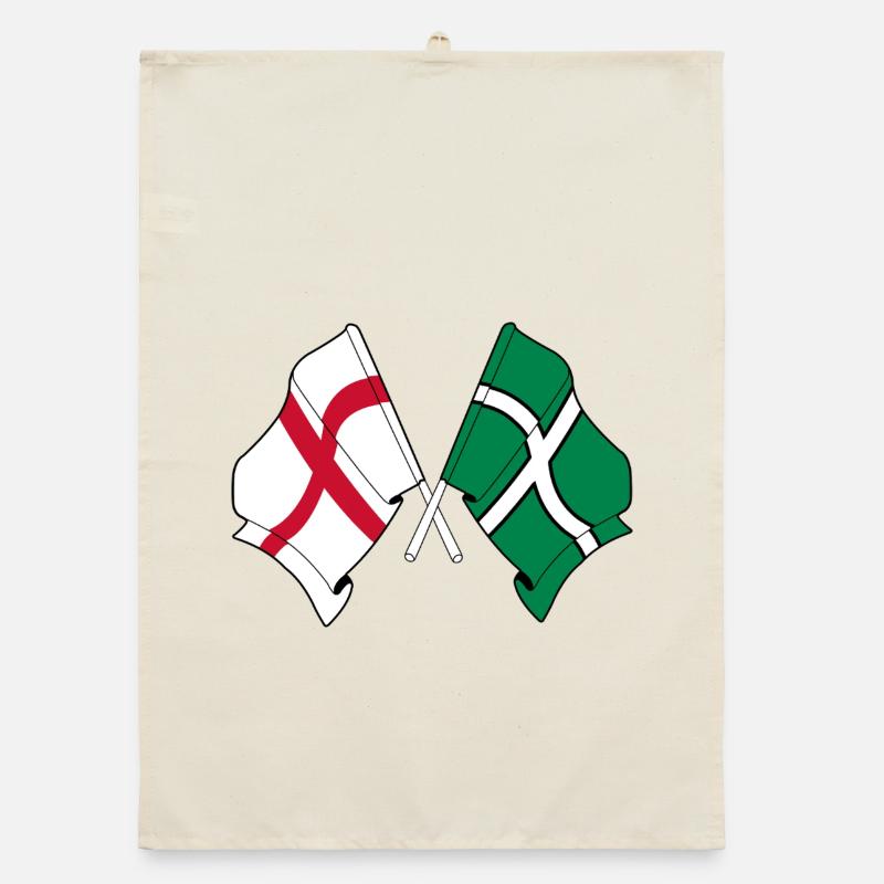 Devon et l’Angleterre croisés Torchon bio