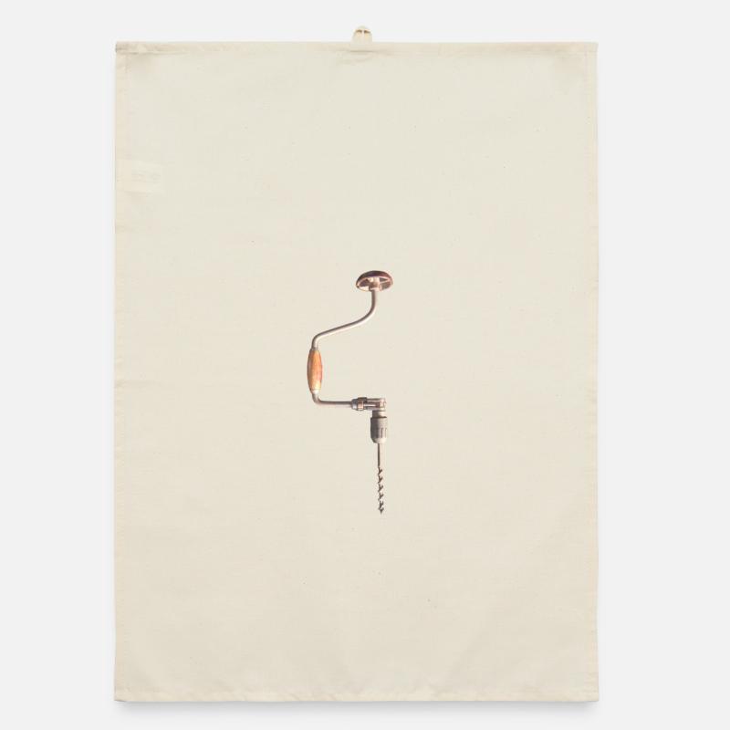 drill Organic dish towel