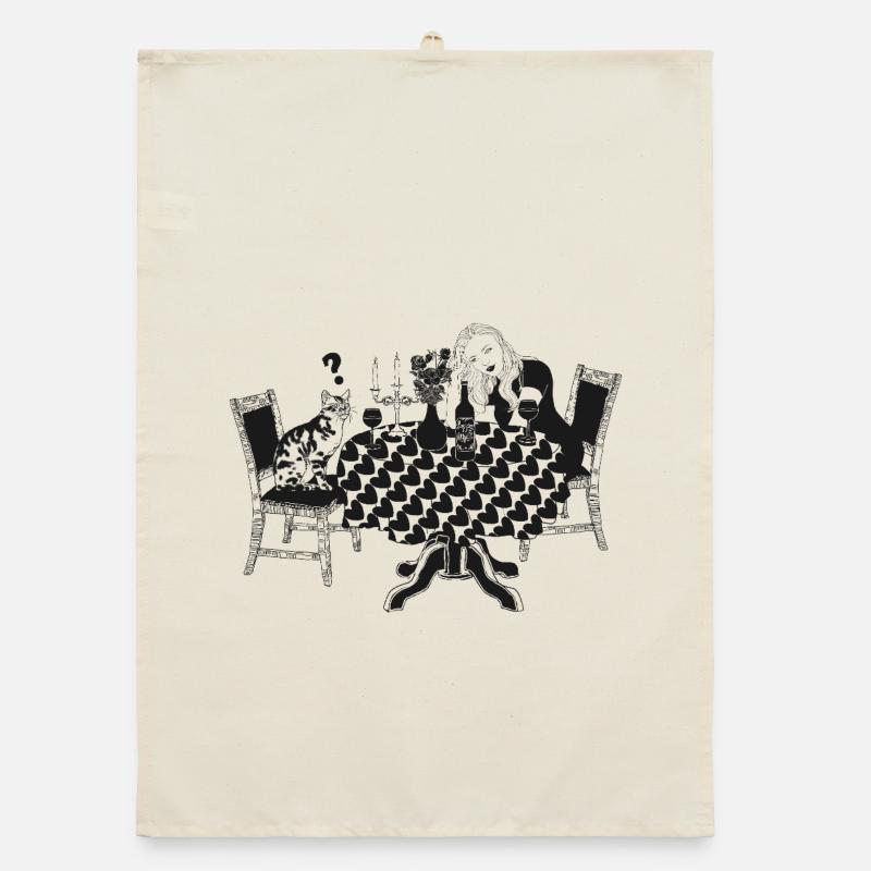 DATE NIGHT Organic dish towel