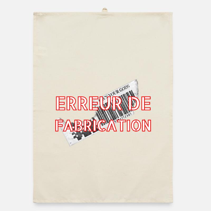 HERSTELLUNGSFEHLER Organic Geschirrtuch