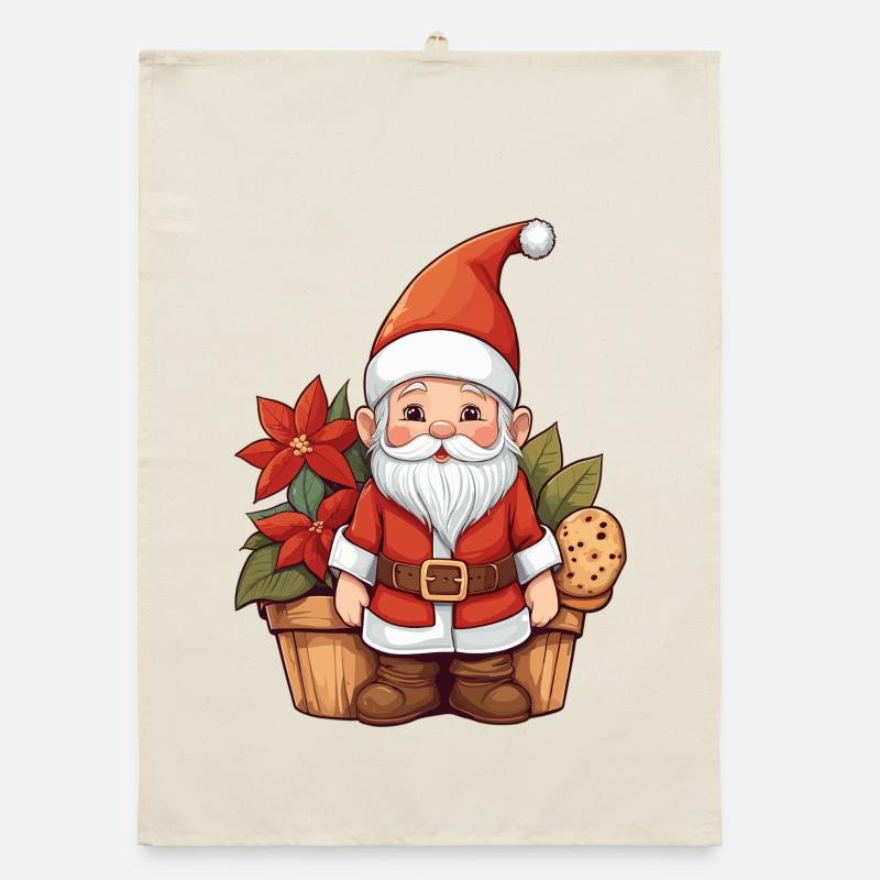 Gnome de Noël Torchon bio