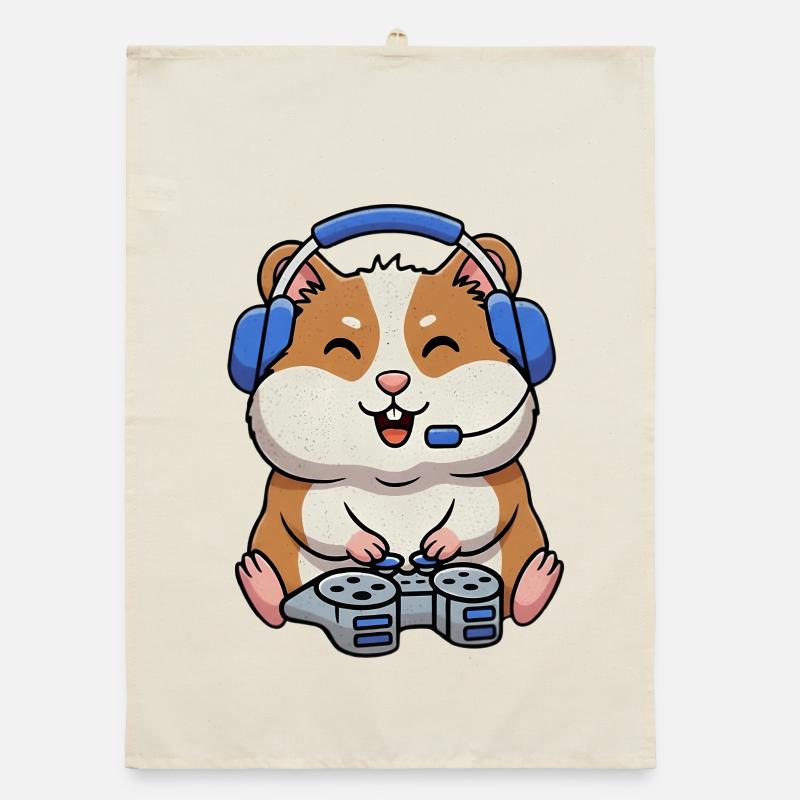 Hamsters pendant le jeu Torchon bio