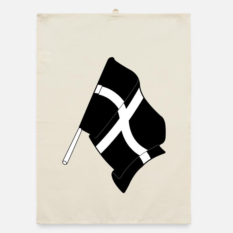 Cornwall-Flagge Organic Geschirrtuch