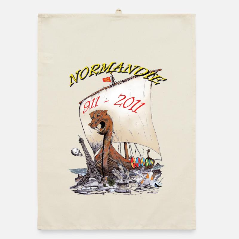 NORMANDY COPYRIGHT LOUIS RUNEMBERG Organic dish towel