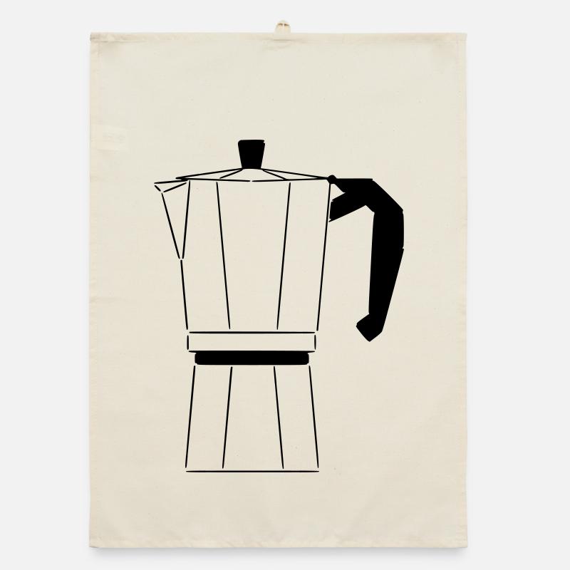 Cafe - Organic Geschirrtuch - Natur