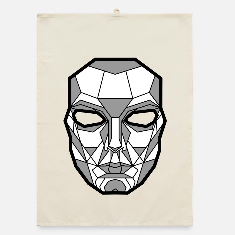 Kimura Mask Gray Organic dish towel
