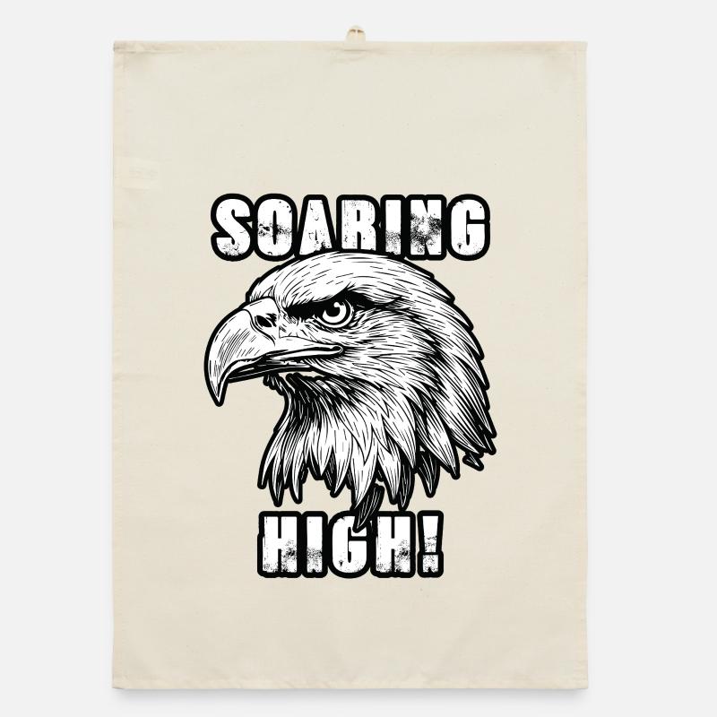 Golden Eagle Soaring High Liberty Organic dish towel