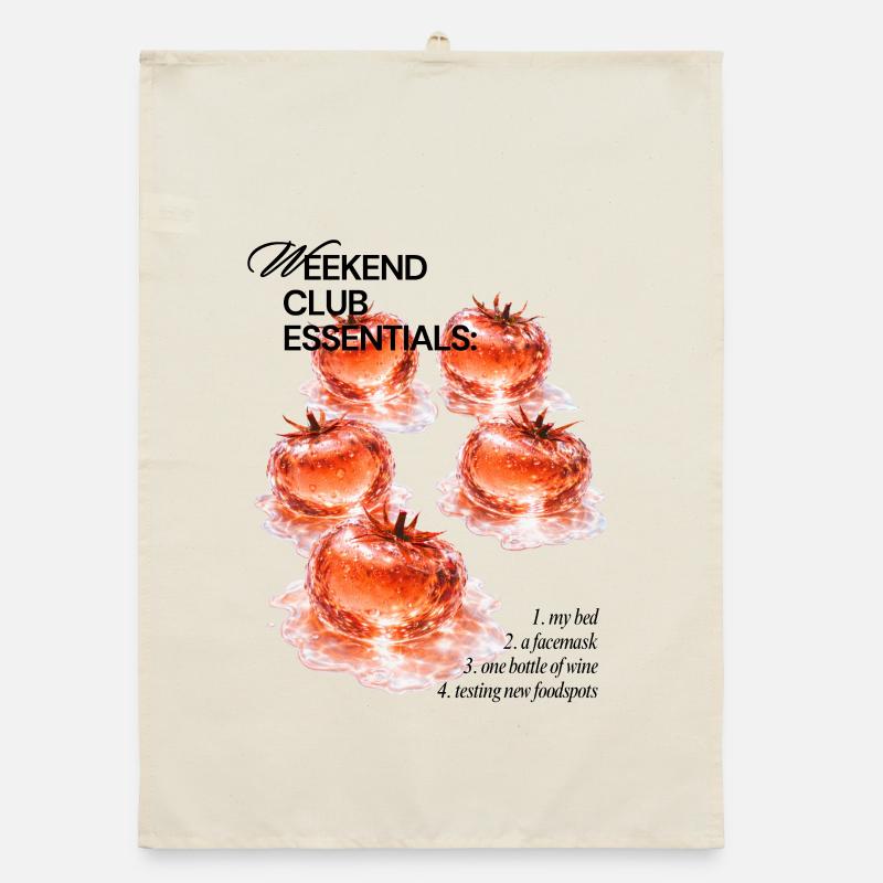 Weekend Club Essentials Organic dish towel