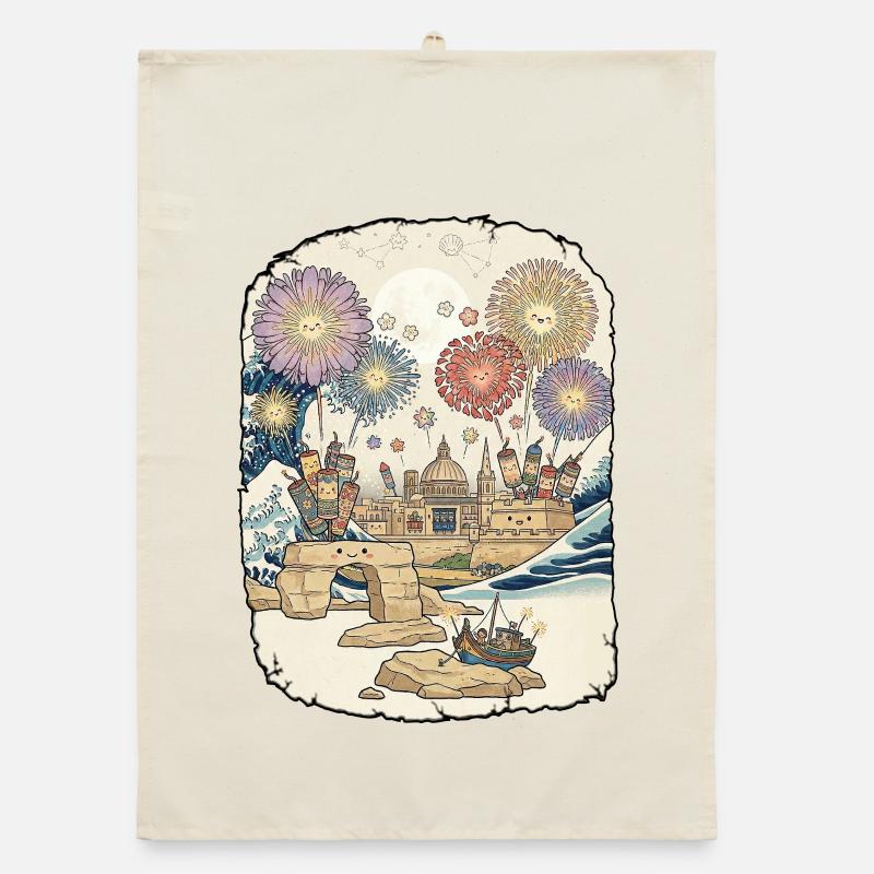 Malte Pyro Pyro Fireworks Kawaii Torchon bio