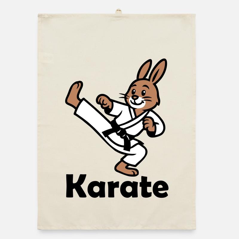 Karaté Lapin Torchon bio