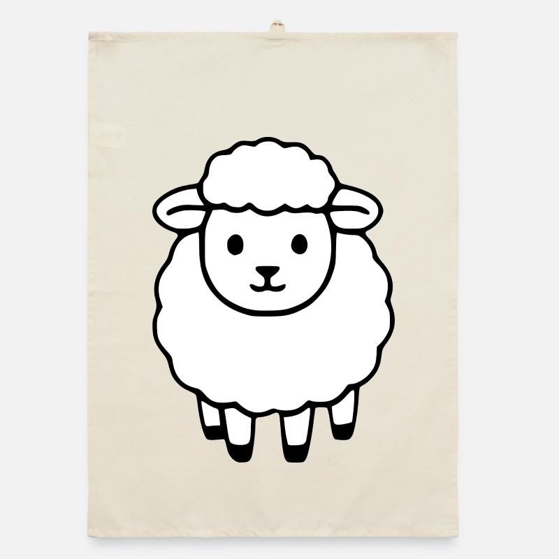 Sheep Sheep Lamb Organic dish towel