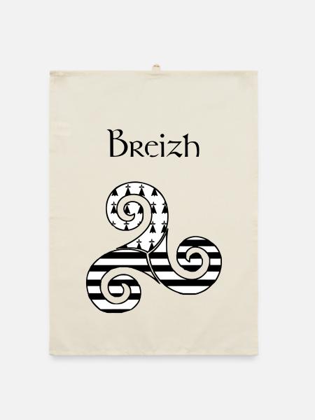 Britain - Organic dish towel - nature - Front