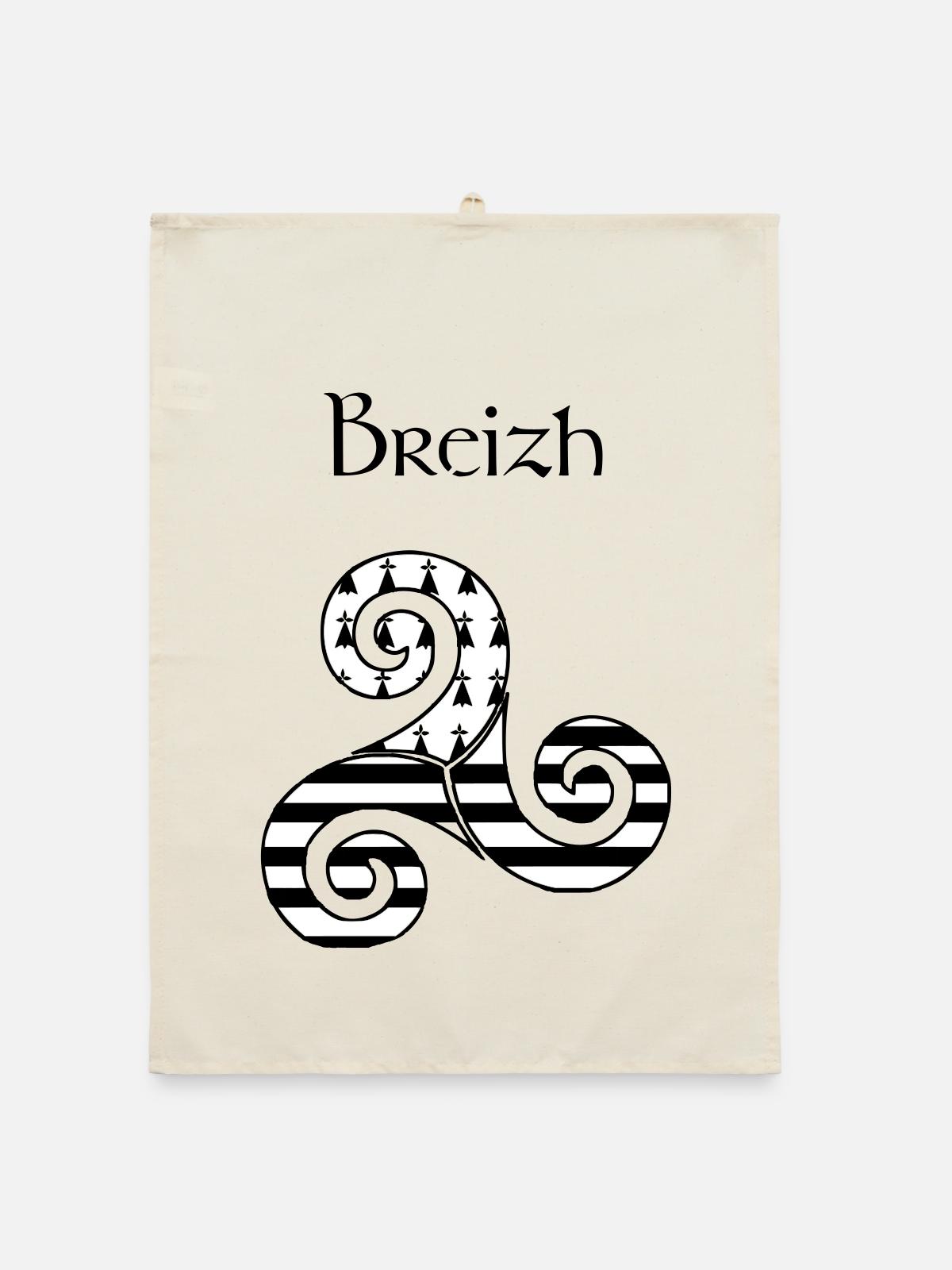 Britain - Organic dish towel - nature - Front