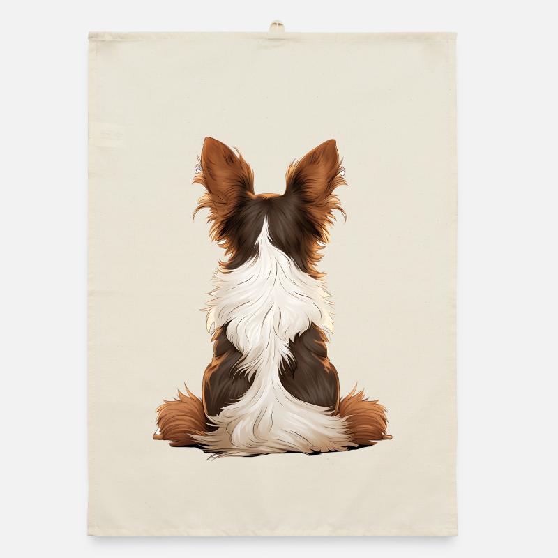 Papillon - Organic Geschirrtuch - Natur