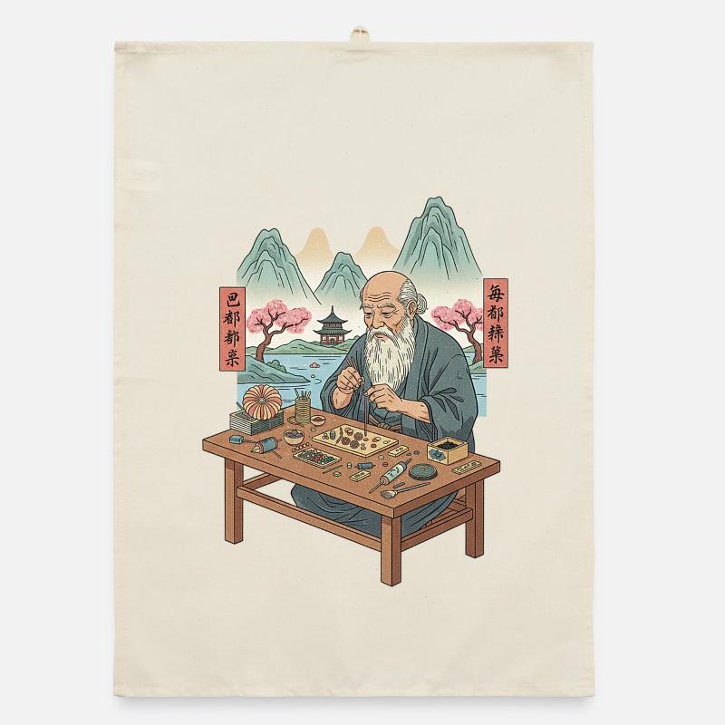 Pyro Fireworks Organic dish towel