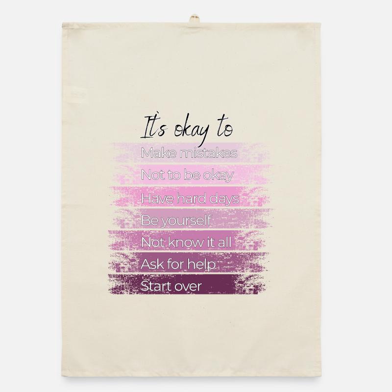It's okay to start over. Organic dish towel