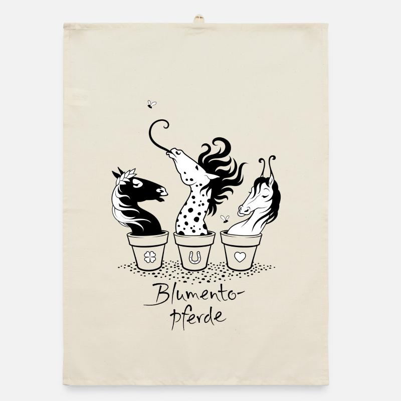 BlumentoPferde Organic Geschirrtuch