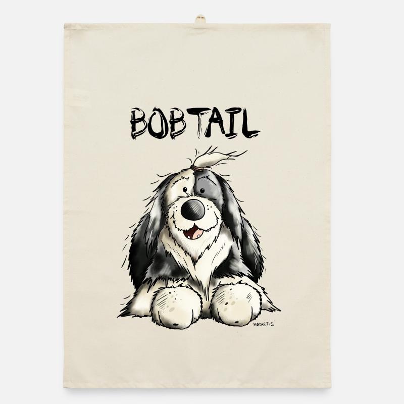 Knuffiger Bobtail Organic Geschirrtuch