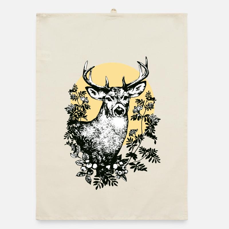 DEER Organic dish towel
