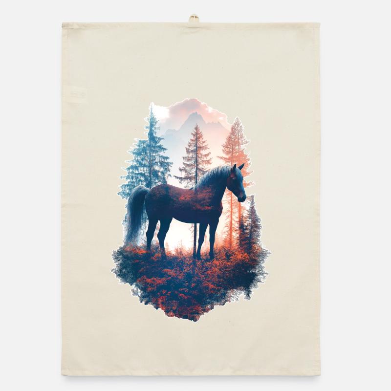 Pferd Organic Geschirrtuch