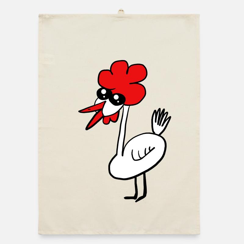 poulet poulets volaille drôle Torchon bio