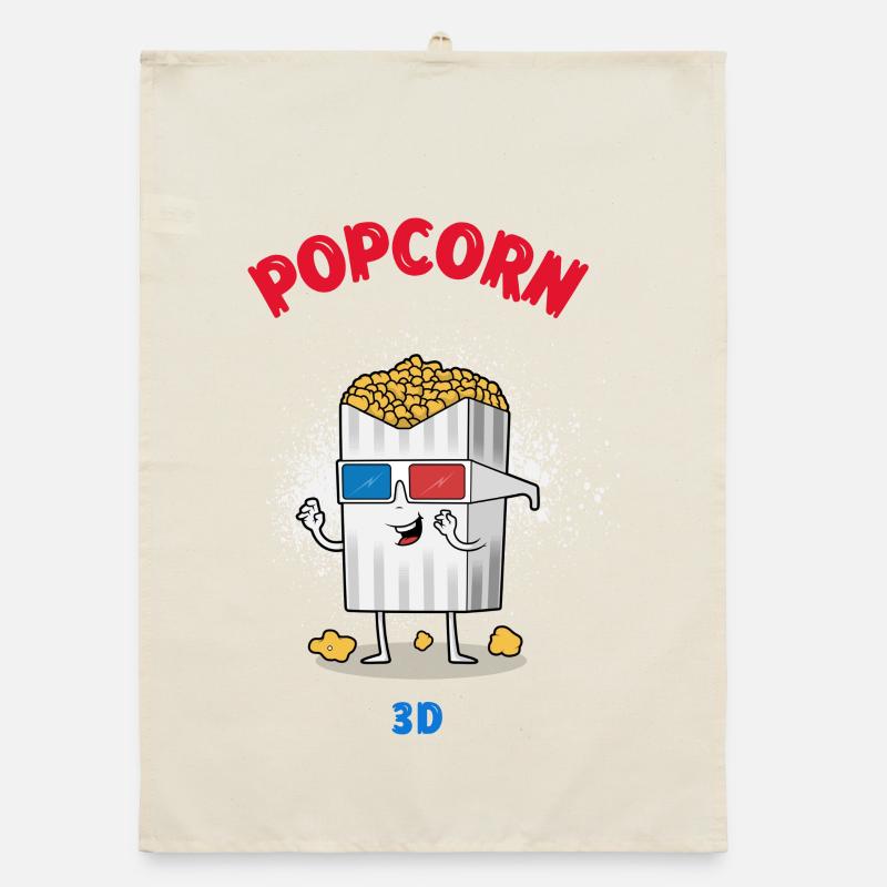 popcorn - Torchon bio - nature