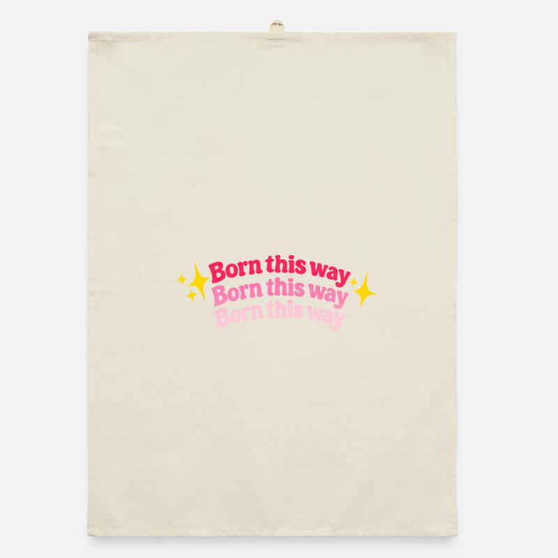 Born this way Organic dish towel
